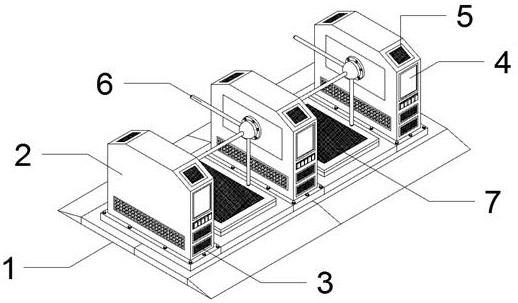 Energy-saving gate machine convenient to disassemble and assemble