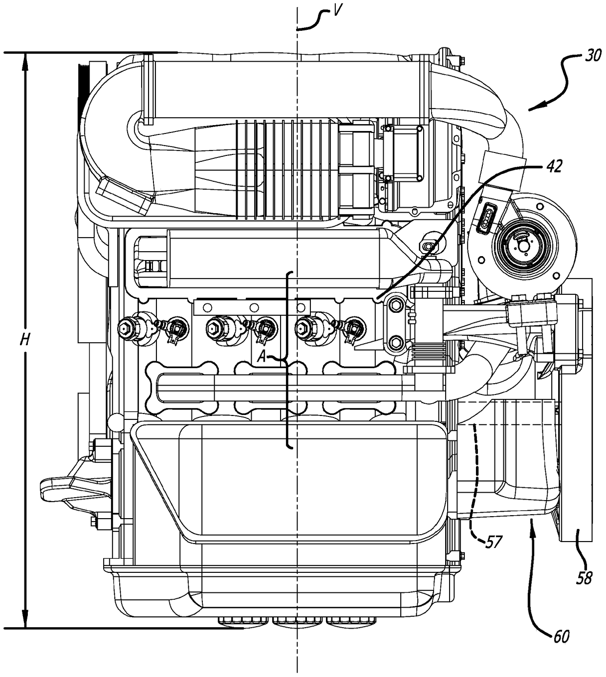 Opposed Piston Engine Layout in Heavy Trucks