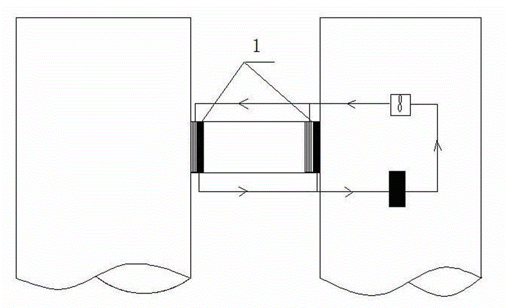 Recycling-type tunnel smoke prevention device