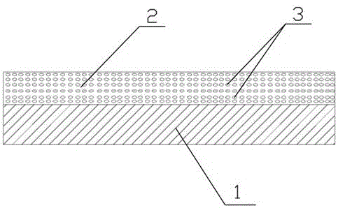 Protective composite material molded by means of spraying and method for preparing protective composite material