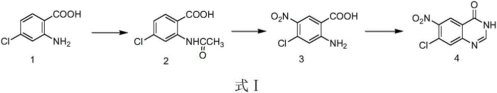 Preparation method for Afatinib intermediate 6-nitryl-7-chlorol-4-quinazolinone