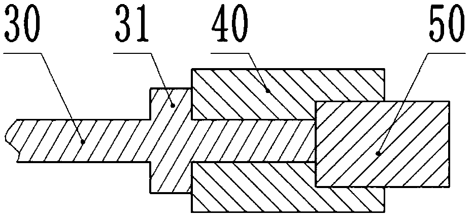 Data-wire through-shell device