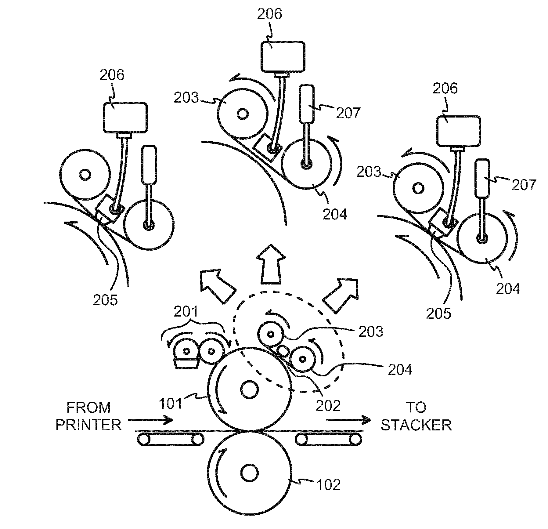 Cleaning arrangement and method for cleaning a flexographic coating unit