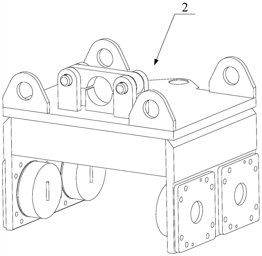 Welding positioning tool for box girder cantilever crane