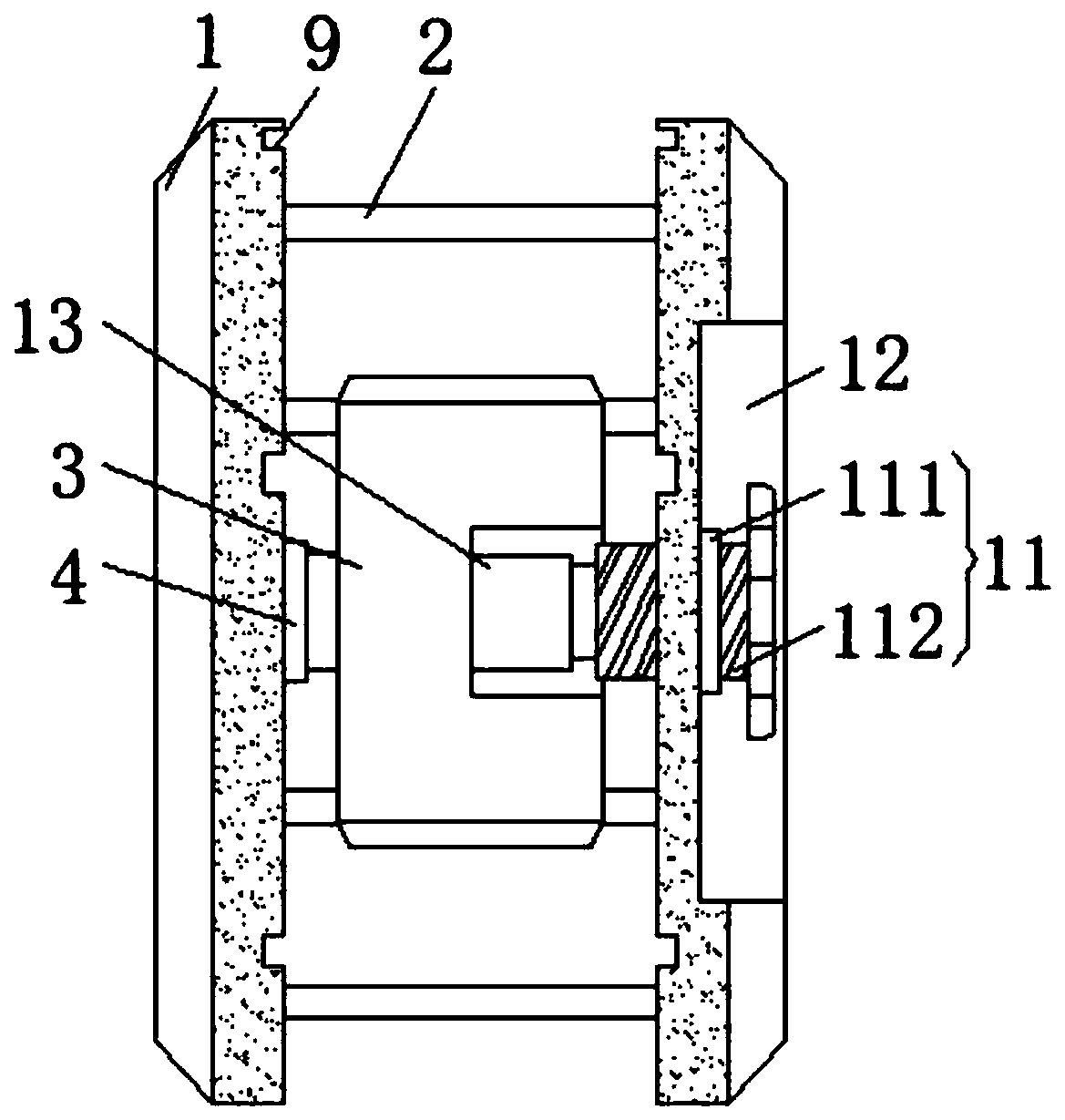 High-efficiency motor backward-tilting fan blade and manufacturing method thereof
