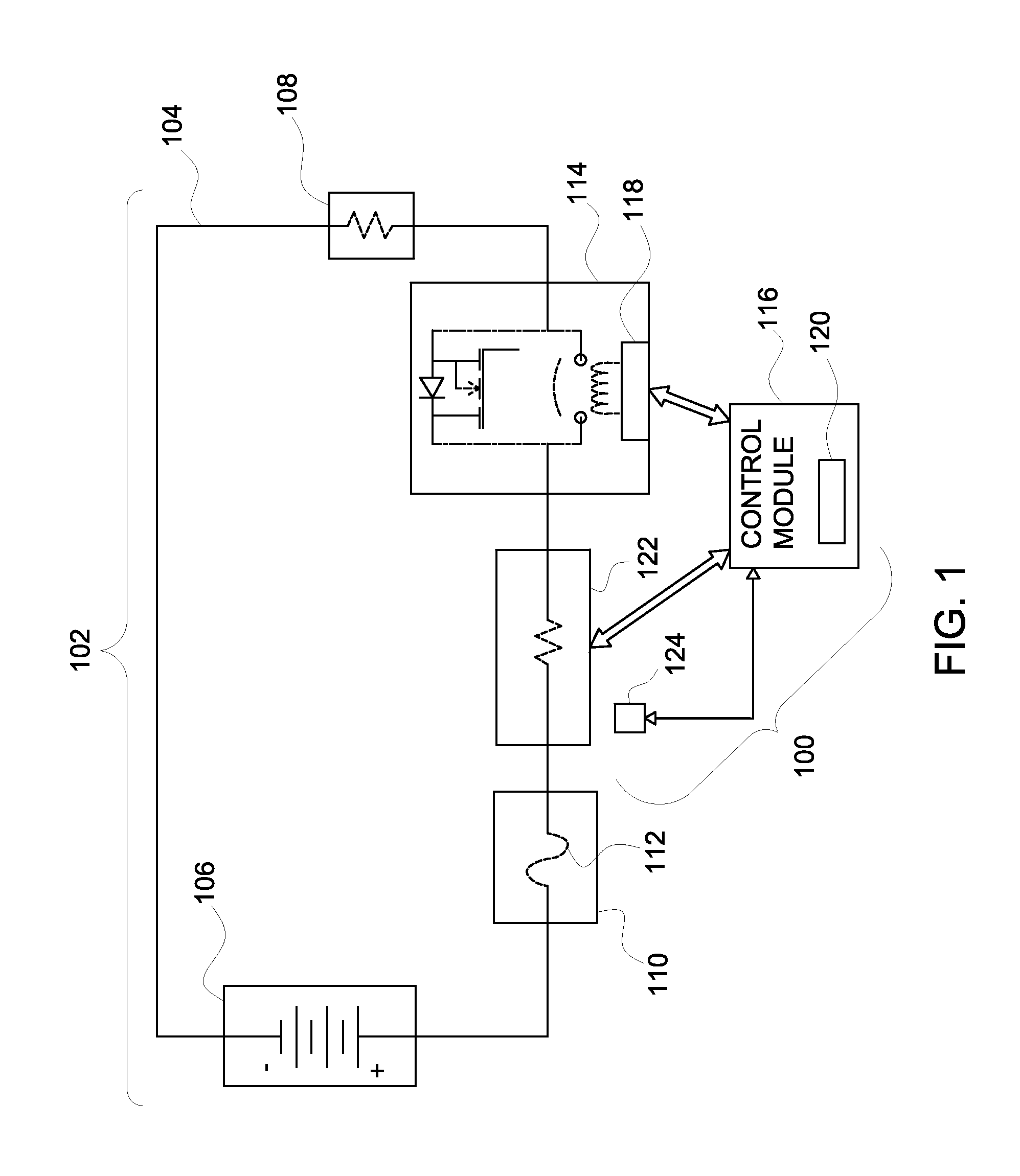 Electric circuit protection system and method for protecting an electric circuit