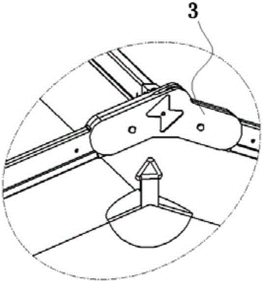 Extendable and retractable tent frame connecting unit and tent frame