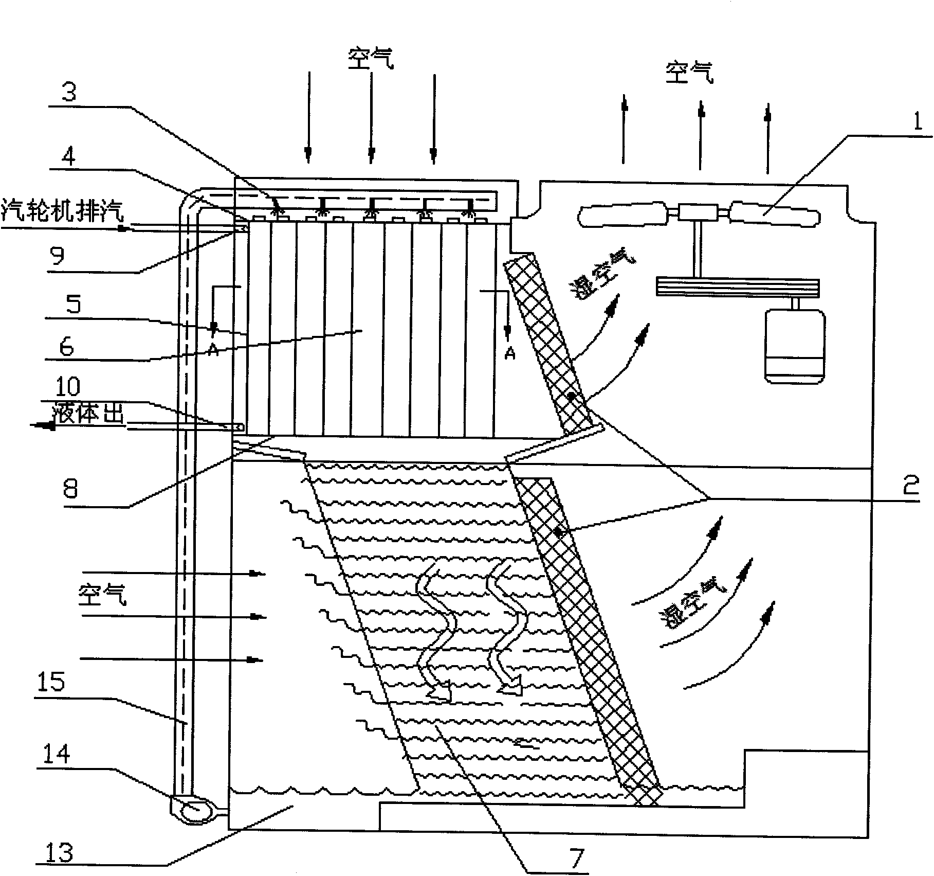 Lamella heat exchanger and manufacturing method thereof and lamella evaporative condensing equipment