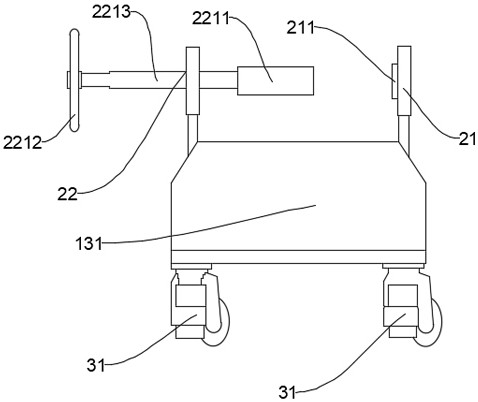 Fire extinguisher in-situ leakage real-time monitoring device and testing method