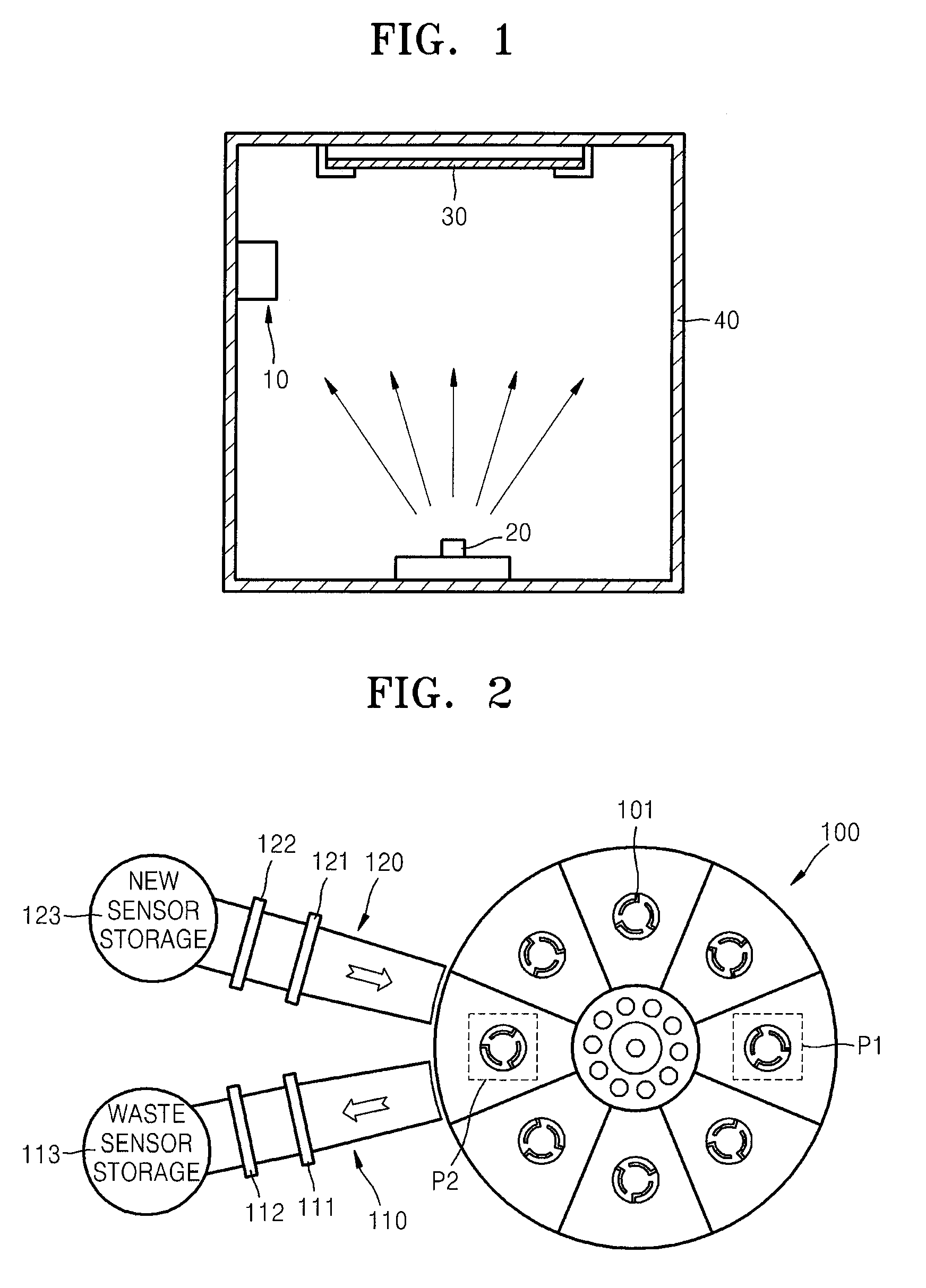 Deposition apparatus providing improved replacing apparatus for deposition rate measuring sensor, and replacing method using the same