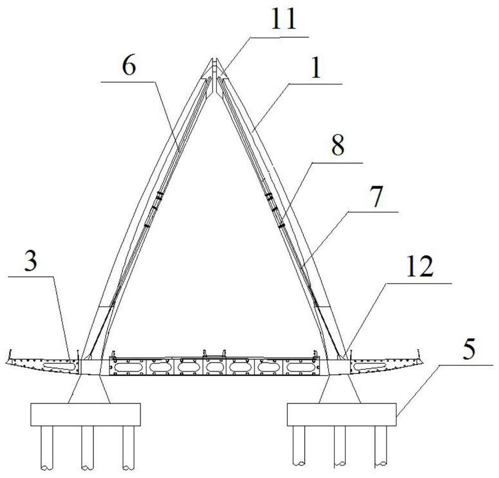 A seagull-style space back-cable cable-stayed bridge system