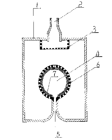Inner ring type metal fiber infrared radiation combustor for yarn production