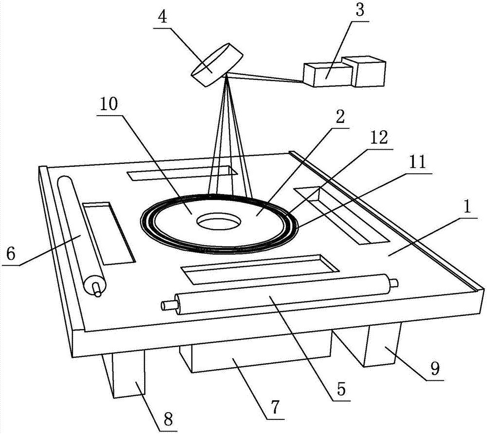 Diamond abrasive wheel mechanism based on 3D printing