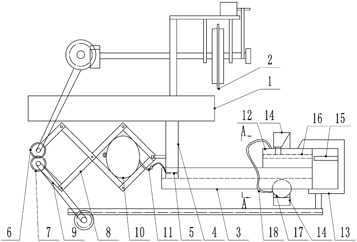 Wooden desk processing device