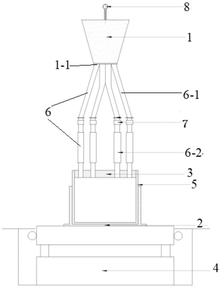 Powder filling method of beryllium material forming blank for CETR