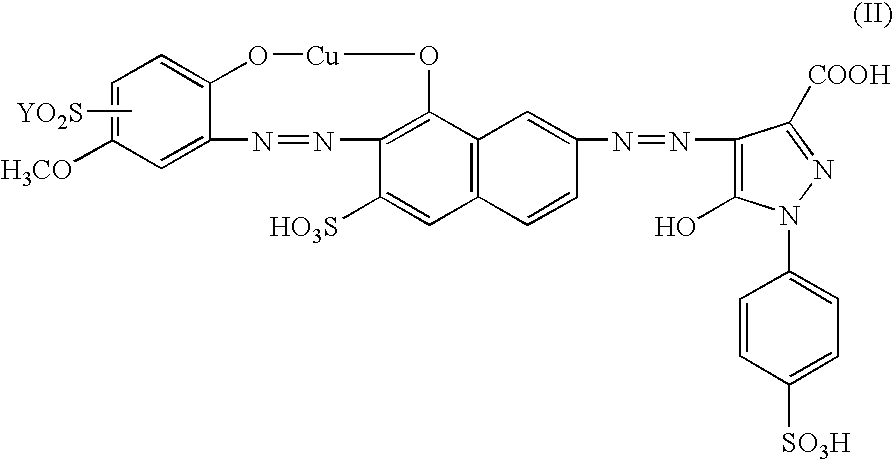 Dye composition and the use thereof