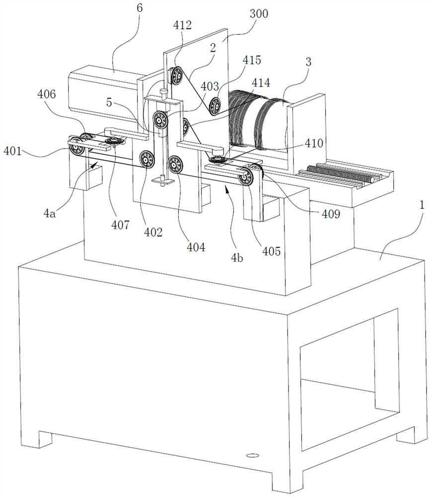 Wiring device of single-line slicing machine