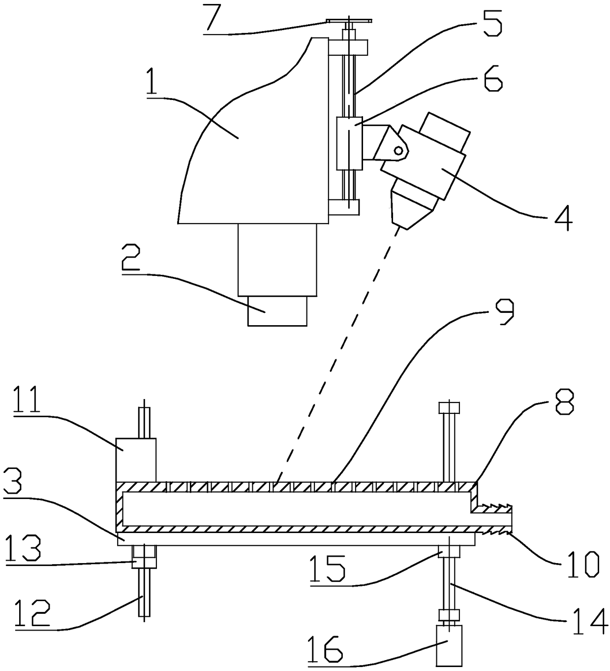 Punching machine with quick positioning function