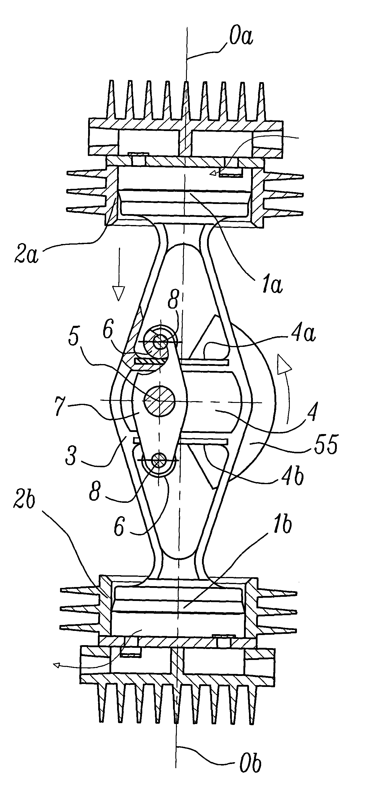Linearly-reciprocating piston compressor