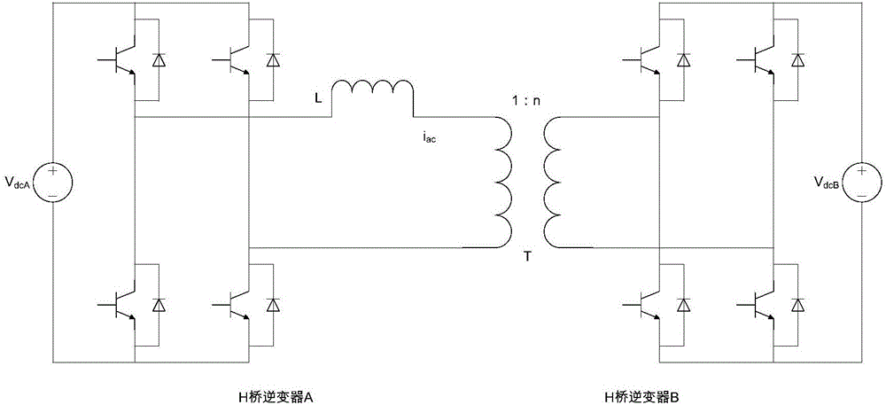 Method for suppressing DC component in alternating current of bidirectional full-bridge converter