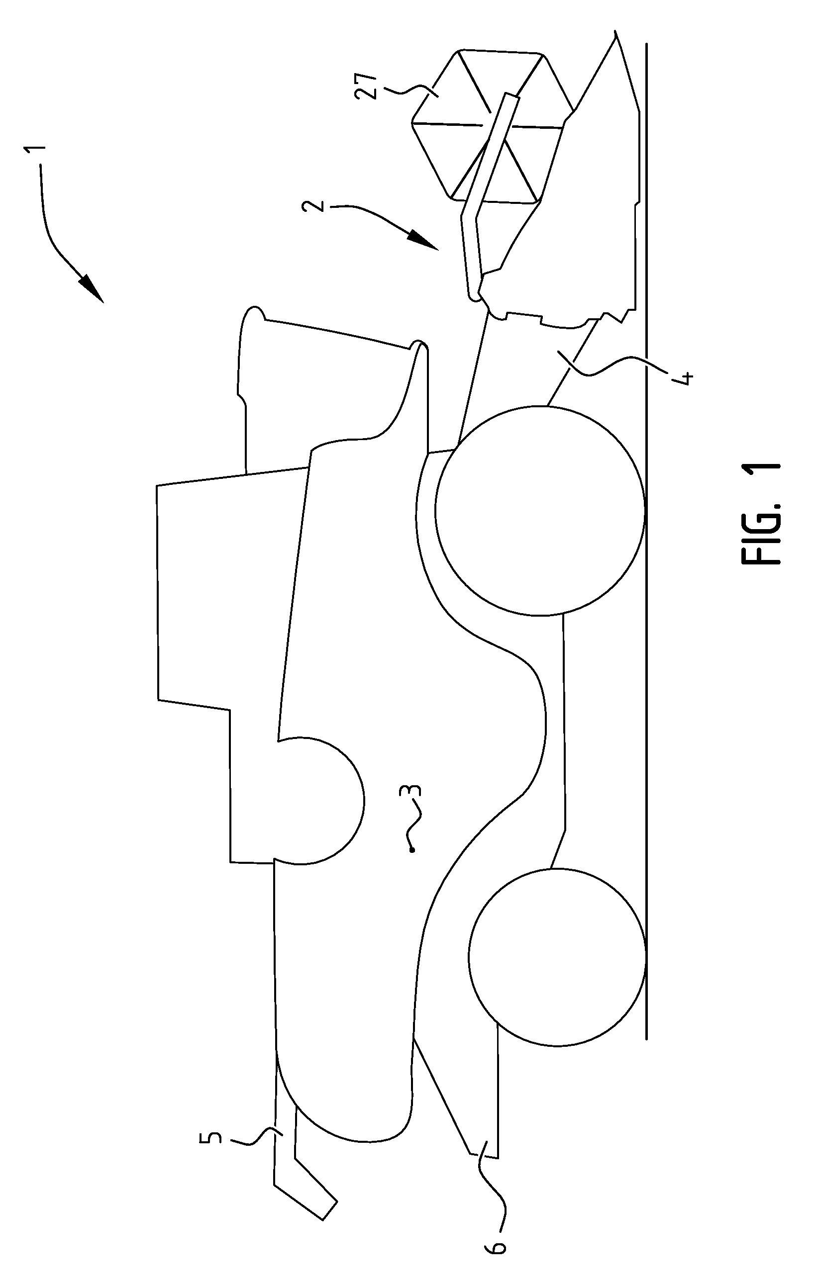 Harvester header with belt length adapting mechanism