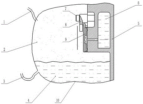 One-way valve device used for oil receiving through series-wound hydrodynamic retarder