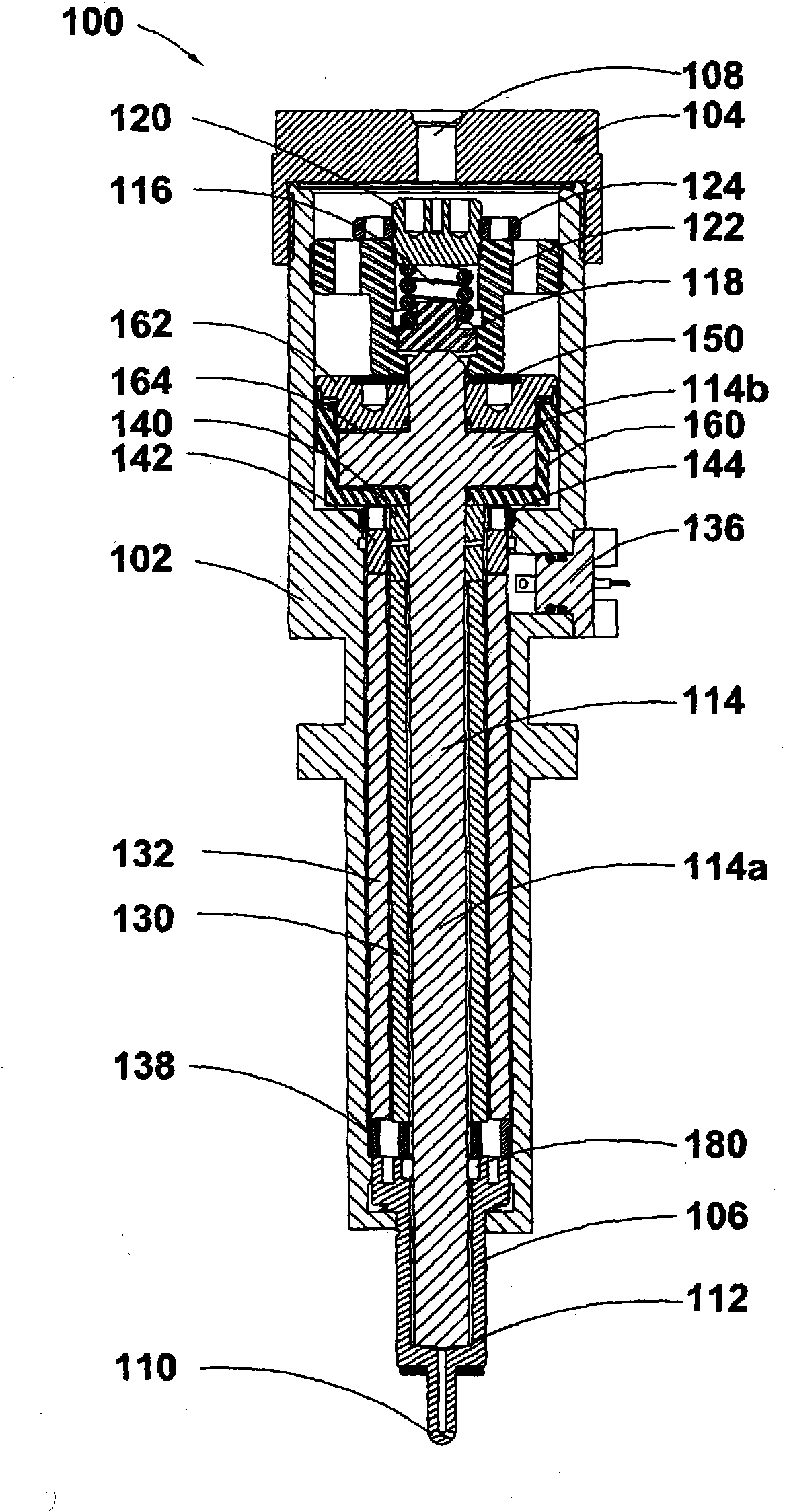 Directly actuated valve with a strain-type actuator and a method of operating same