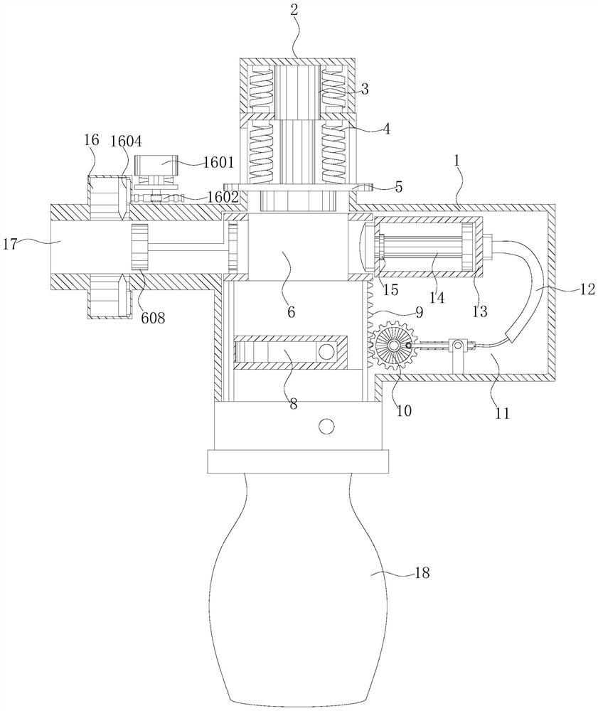 Cable breakpoint wiring device for electric power