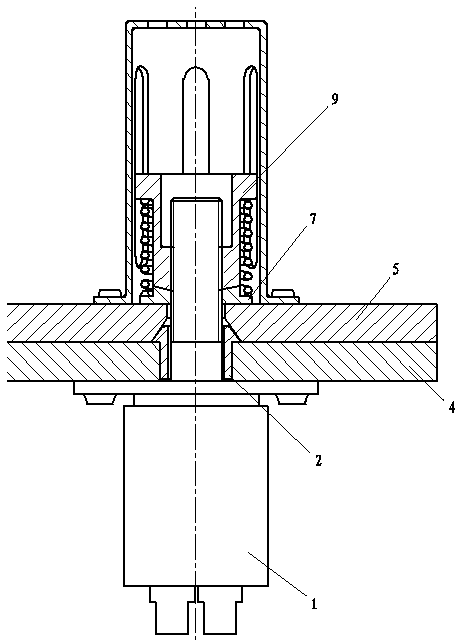 Finite element calculation method of separated interface connecting strength