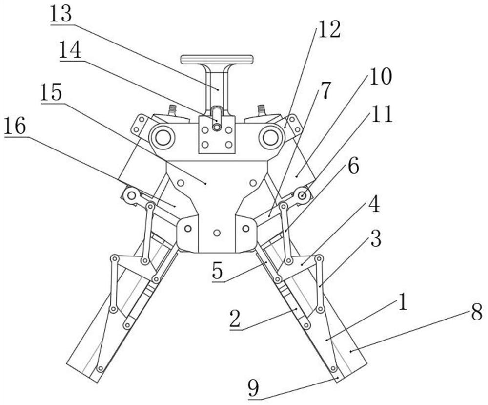 Rigid-flexible coupling double-drive pneumatic gripper