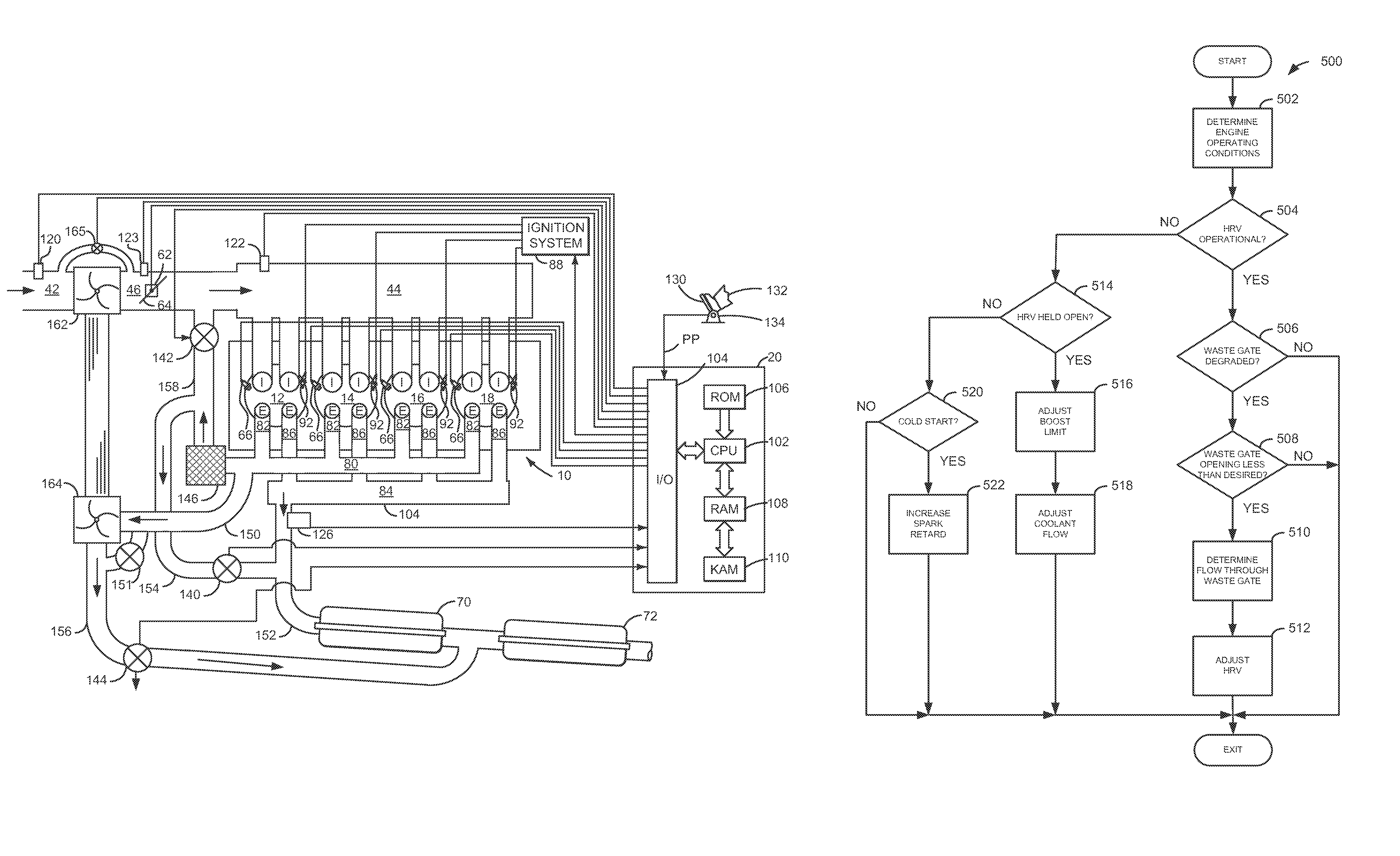 Method and system adjusting an exhaust heat recovery valve