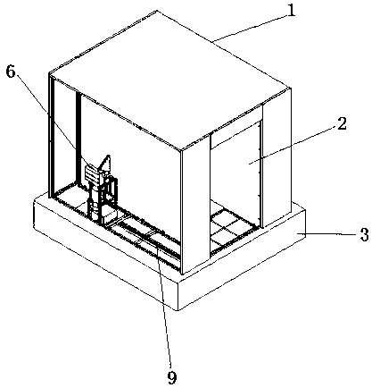 Movable type safety inspection device based on X-ray