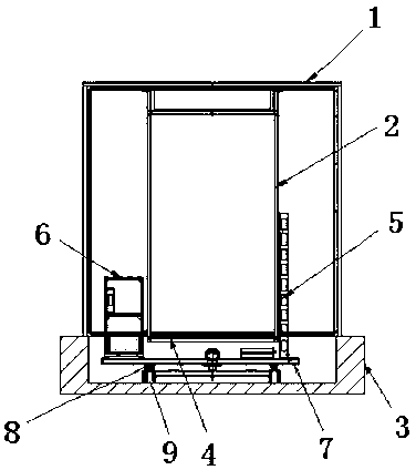 Movable type safety inspection device based on X-ray