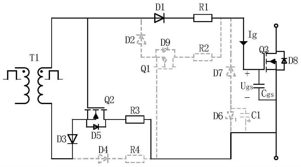 SiC/GaN MOSFET drive circuit and integrated circuit