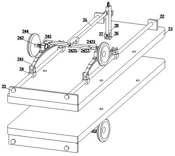 A municipal pipeline dredging device with adjustable working diameter and its implementation method