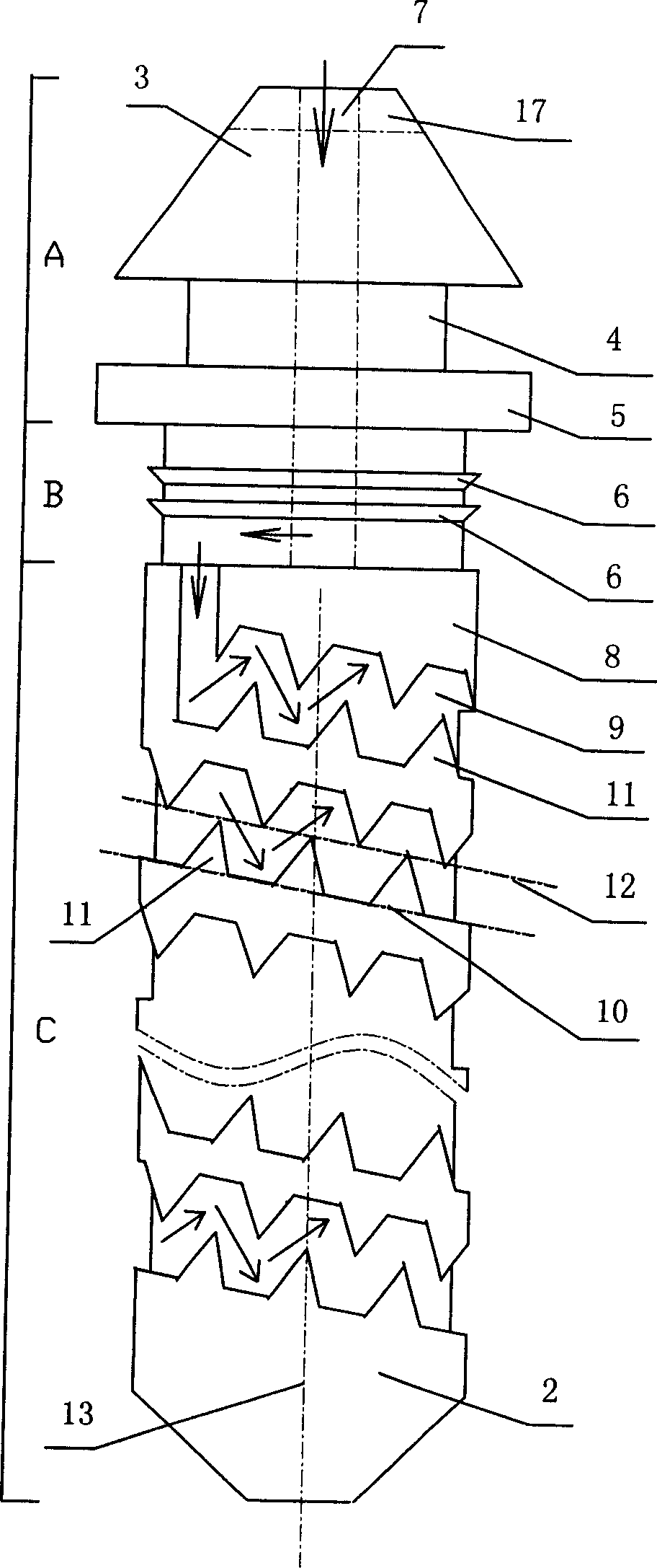 Flow-conducting water-seeping device, flow-conducting subirrigation device and subirrigation method