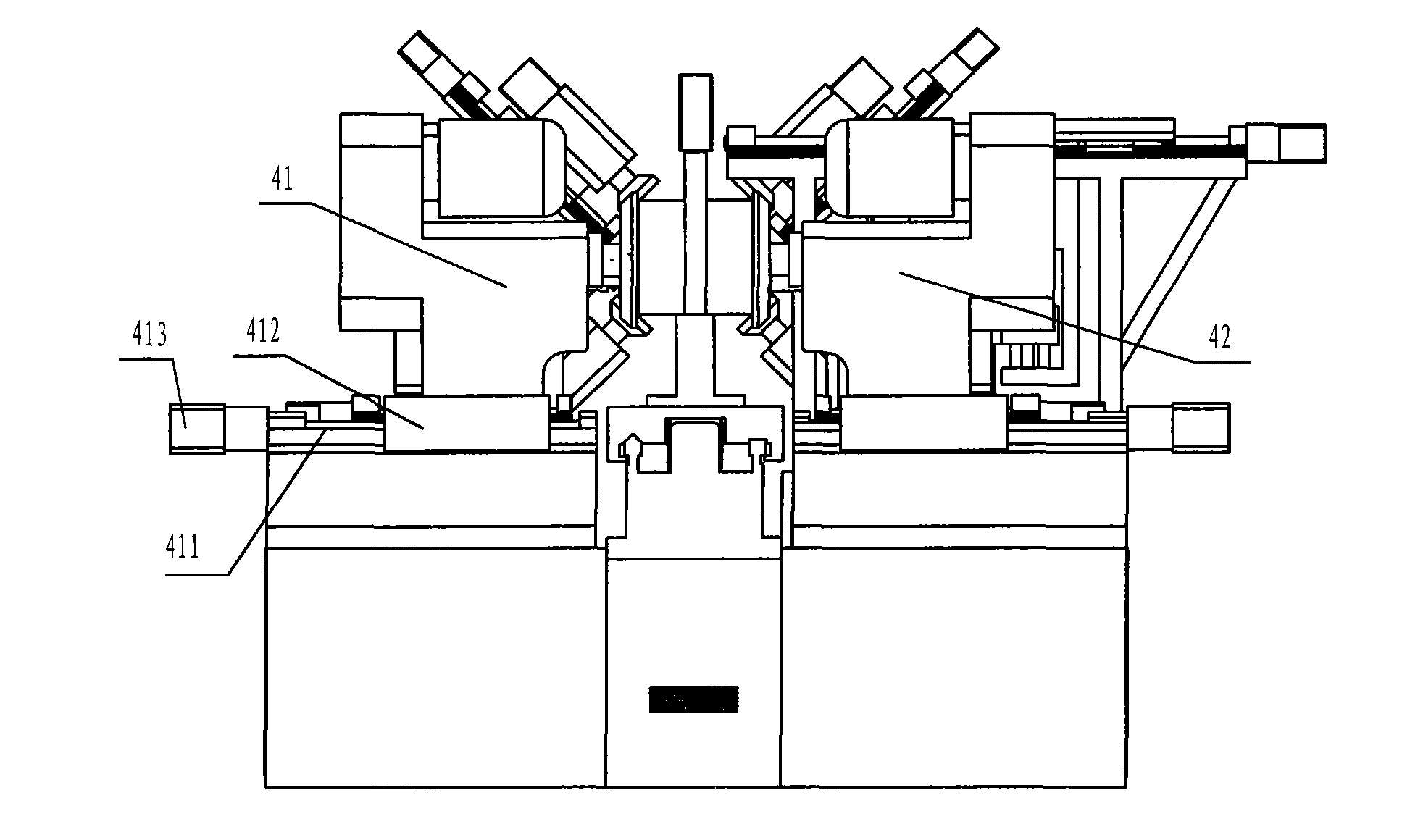 Special grinding machine for ground finish of crystal silicon square billet