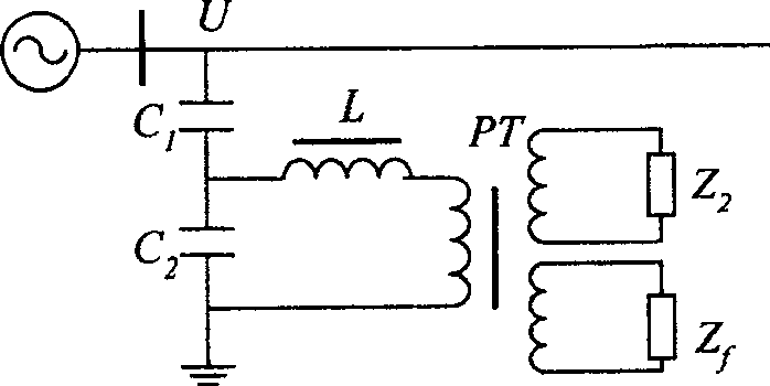 Capacitive voltage transformer transient error digital correcting method