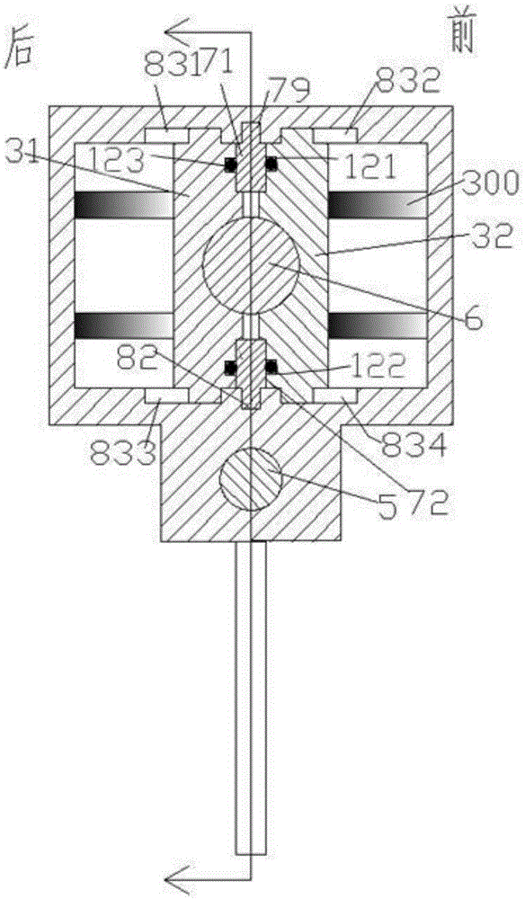 Welding gun walking mechanism of welding machine