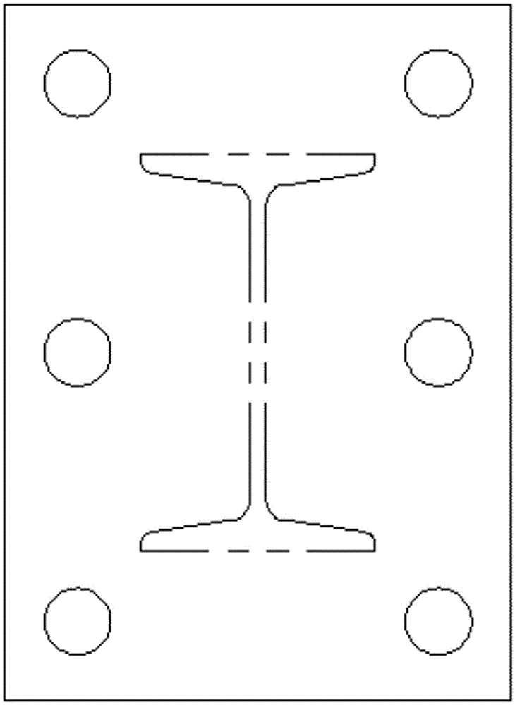 Steel arc distributive girder structure of rod type bracket for cast-in-place arch bridge and construction method