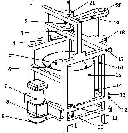 Wild honey separation machine