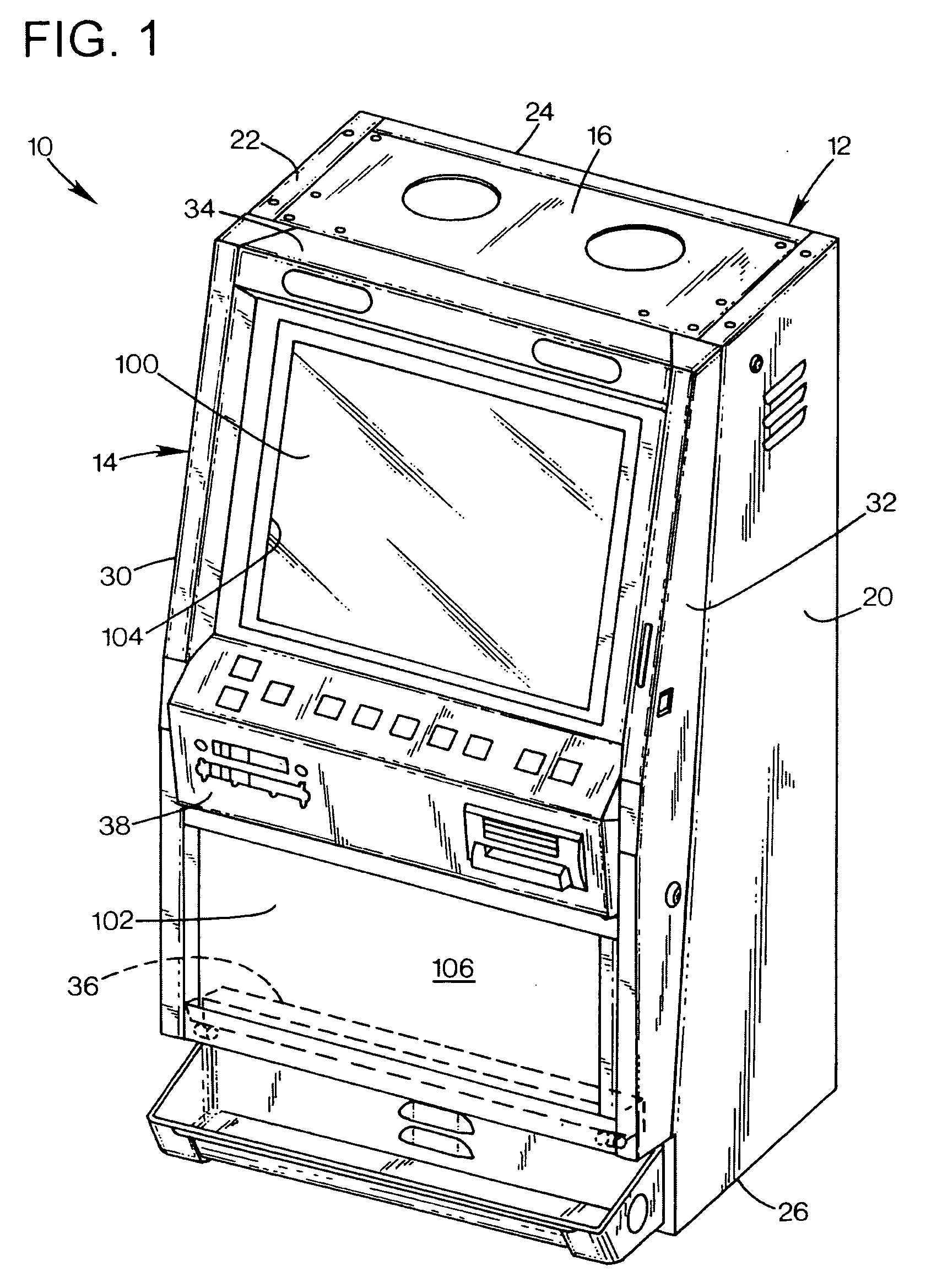 Modular security enclosure for gaming machine