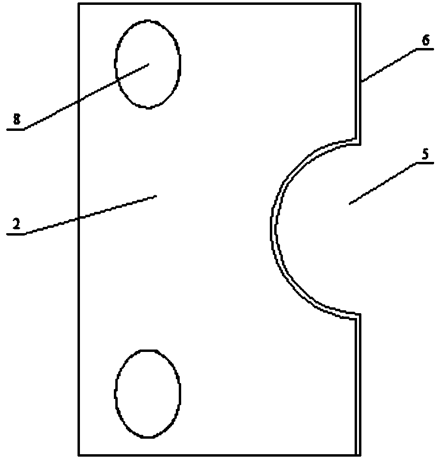 Trunk fixing device for urban landscaping seedling transplanting