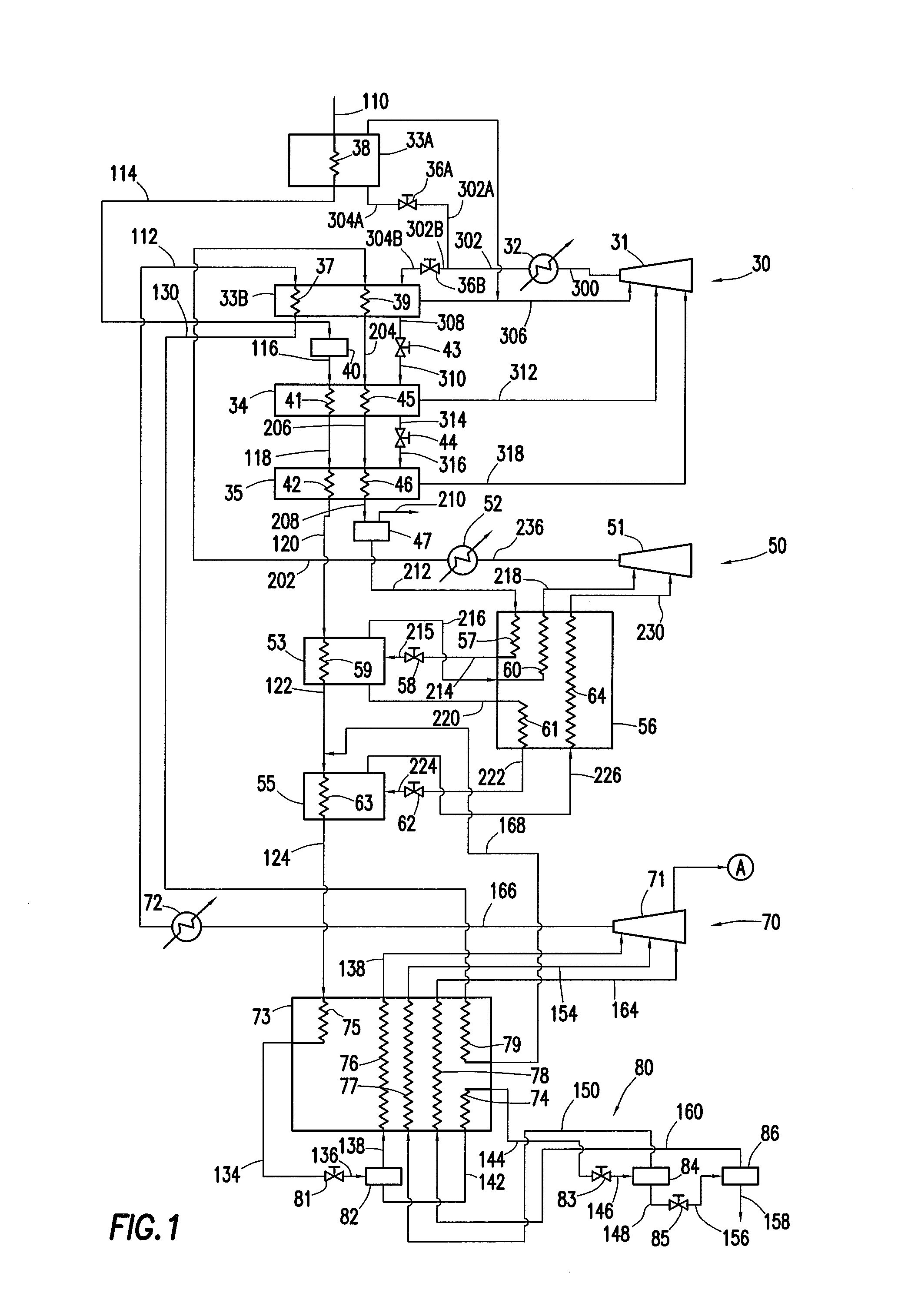 Integrated cascade process for vaporization and recovery of residual LNG in a floating tank application