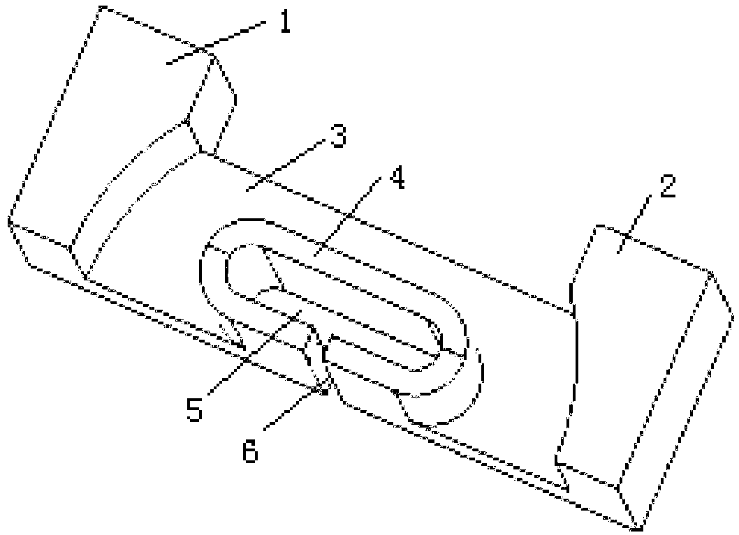 A kind of epc magnetic core for transformer and inductance integration in forward converter