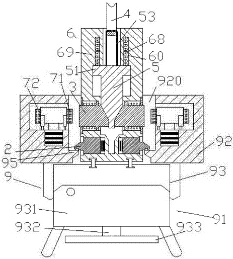 Delivery spraying device used for greenhouse pesticide spraying