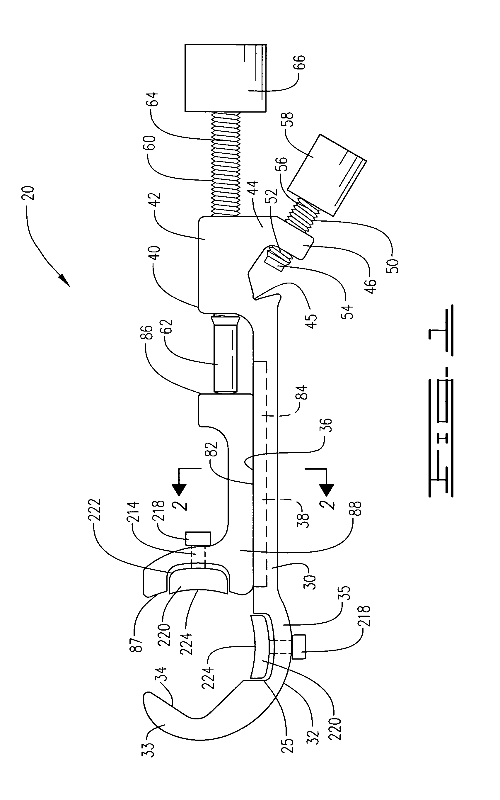 Bone reduction and plate clamp assembly