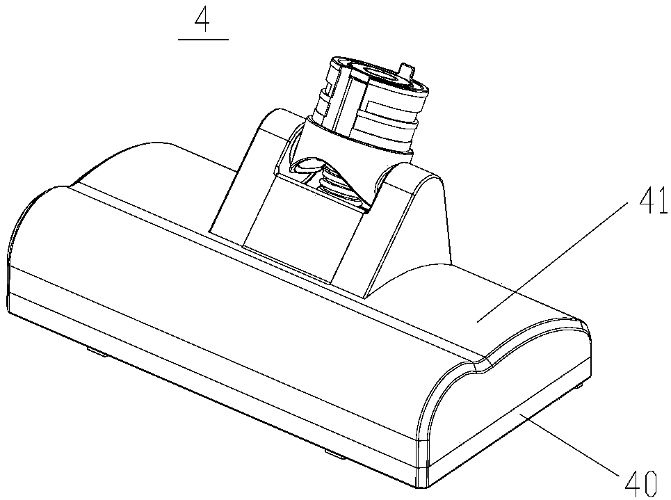 Floor brush and cleaning vacuum cleaner thereof