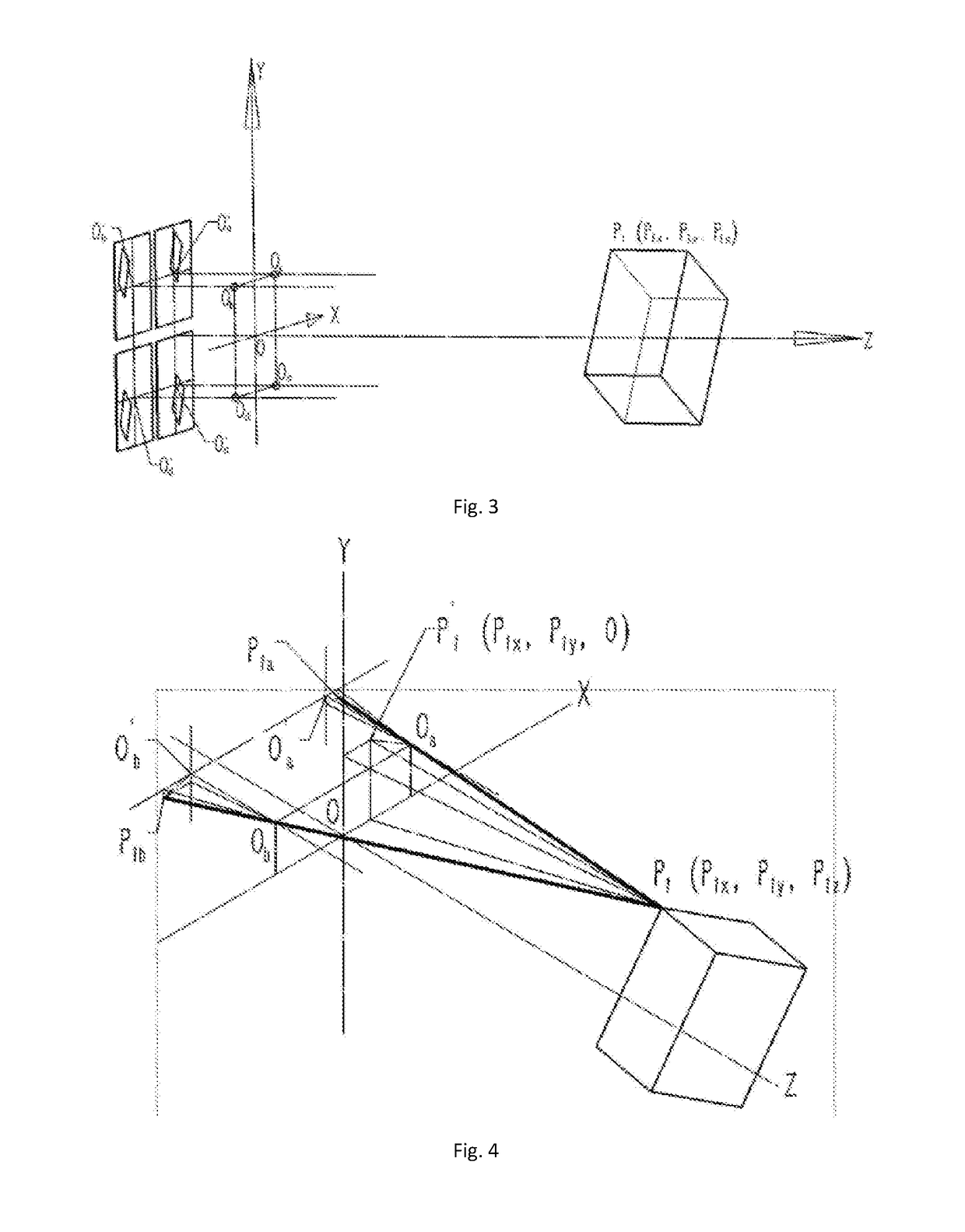 Object-point three-dimensional measuring system using multi-camera array, and measuring method