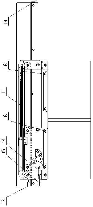 Single-guide-rail double-folding-layer door device